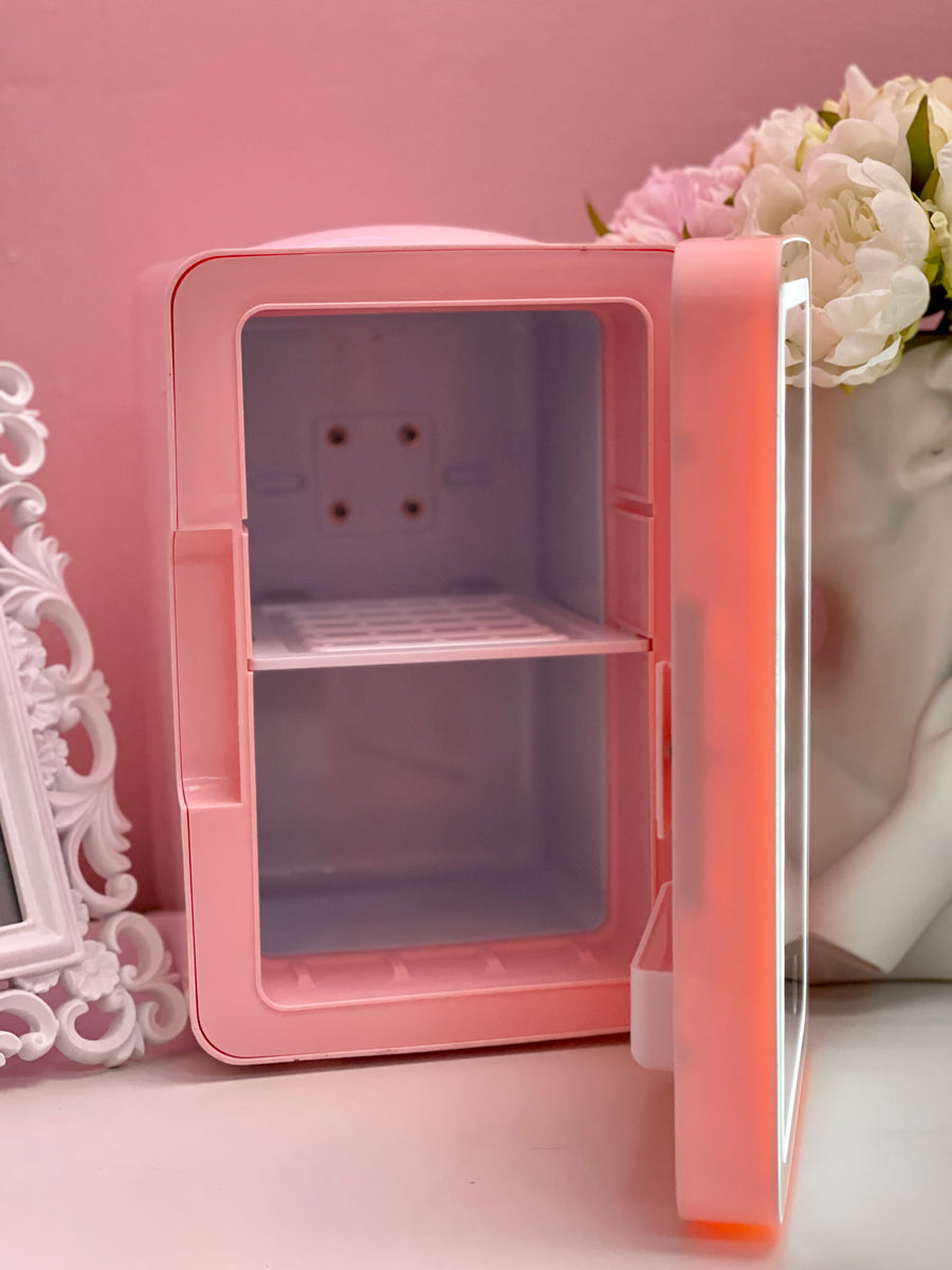 Mini Fridge Espejo y luz led